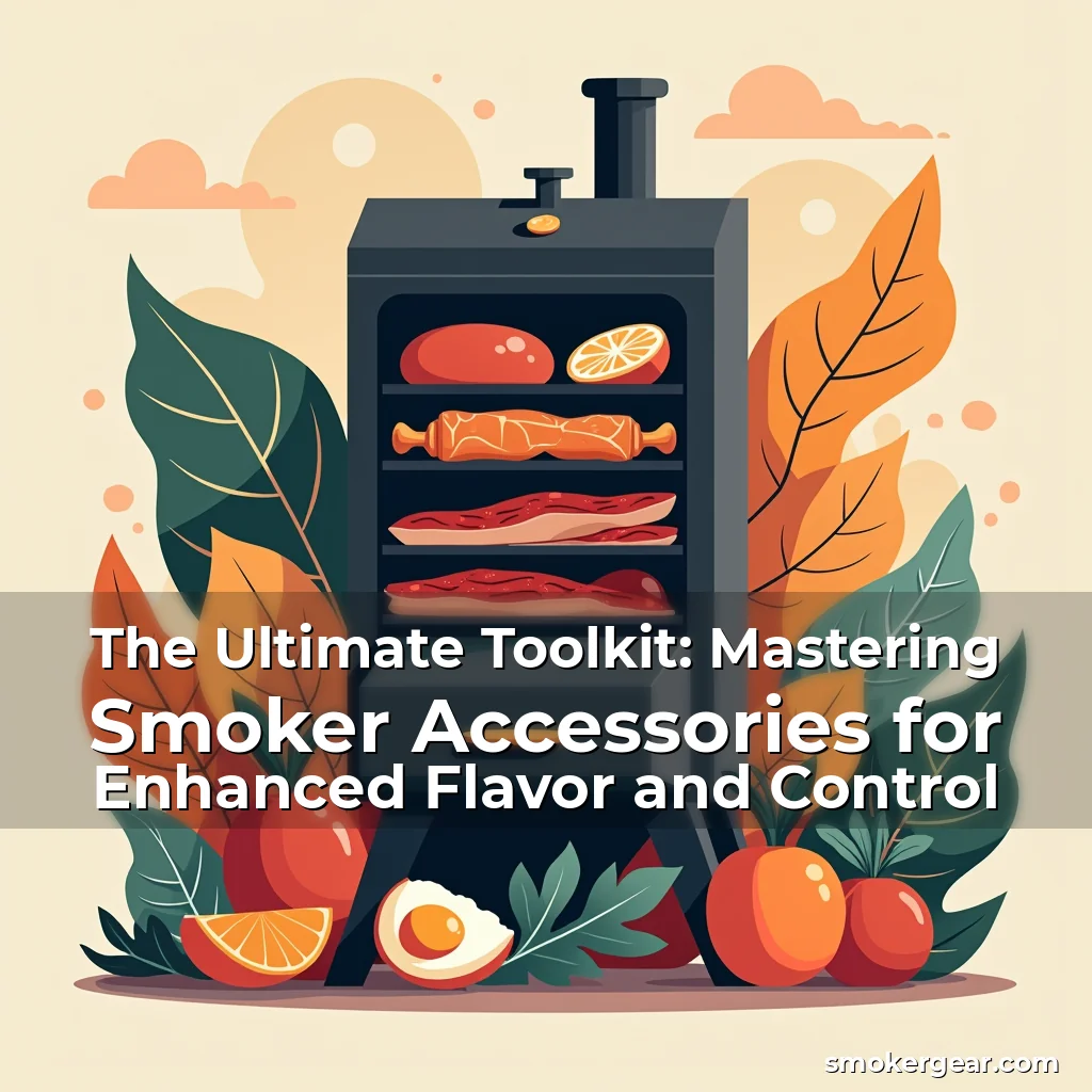Read more about the article The Ultimate Toolkit: Mastering Smoker Accessories for Enhanced Flavor and Control