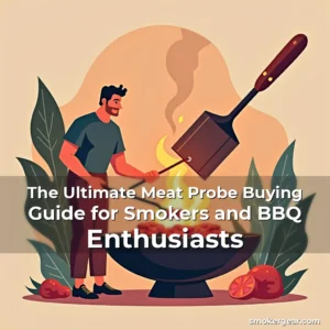 Artistic representation for The Ultimate Meat Probe Buying Guide for Smokers and BBQ Enthusiasts