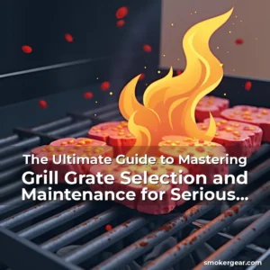 Artistic representation for The Ultimate Guide to Mastering Grill Grate Selection and Maintenance for Serious Smokers